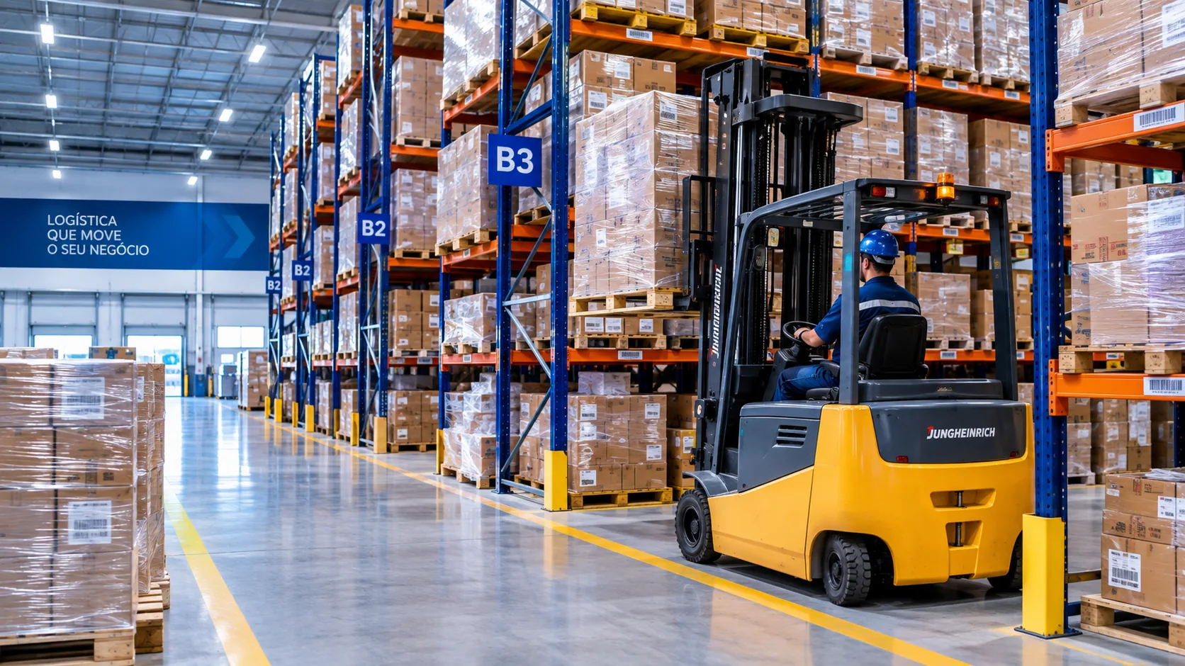 Operação de crossdocking da Lisa Log