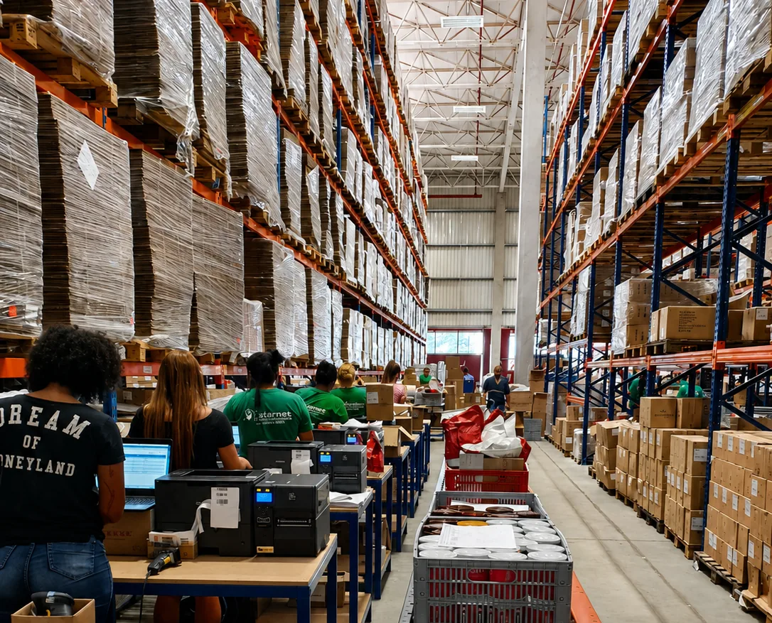 Operação de fulfillment da Lisa Log no Espírito Santo